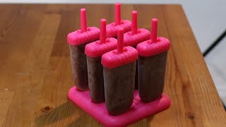 How to make Fudge Popsicles Fudgesicles  Easy Homemade Fudge Pops Recipe [upl. by Ynnattirb]