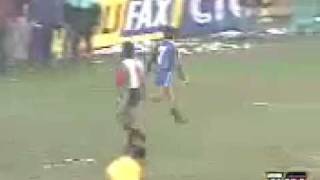 JOSE PEPE CASTRO GOL A PALESTINO 1990 SANTA LAURA UNIVERSIDAD DE CHILE [upl. by Pompei]