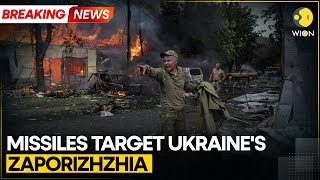 BREAKING Russia fires five missiles on Ukraines Zaporizhzhia  RussiaUkraine War [upl. by Duke]