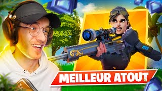 Les MEILLEURS ATOUTS pour le SNIPER sur FORTNITE En route pour lélite [upl. by Oetomit]