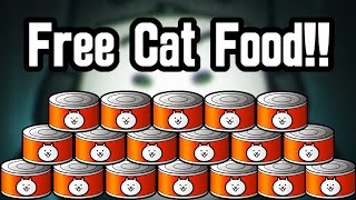 The Battle Cats  999 FREE Cat Food OUTCATS [upl. by Truitt]