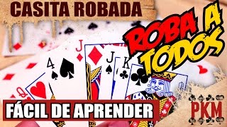 Como jugar casita robada  Juegos de cartas [upl. by Gustie]