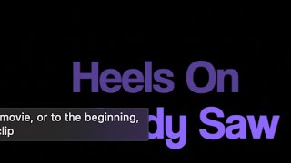 Lady Saw Heels On karaoke onscreen lyrics [upl. by Yssim]