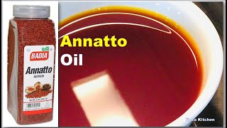 How to make Annatto Oil [upl. by Assirahc208]