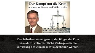 Prof Schachtschneider Ukraine Krim Russland und das Völkerrecht [upl. by Elyc]