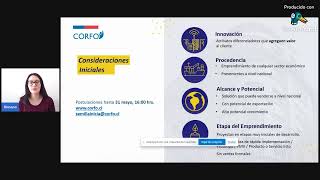 Corfo  1er Webinar Semilla Inicia para empresas lideradas por mujeres [upl. by Enuahs523]