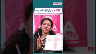 What Are The Difference Between Natural Pregnancy Vs IUI  Avira Fertility Hospitals shorts [upl. by Navi]