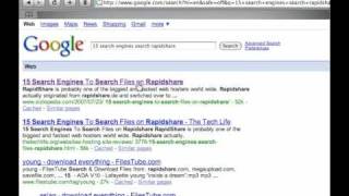 How to Search For Any File On RapidshareReally Easy [upl. by Akirea]