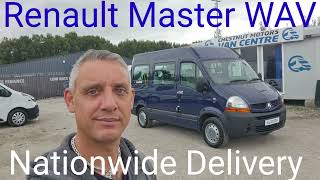 Renault Master WAV For Sale Wheelchair Access Vehicle Camper Conversion Day Van No VAT [upl. by Erhart127]