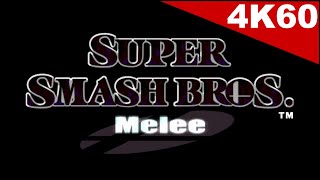 SUPER SMASH BROS MELEE  Intro  4K60FPS [upl. by Ytisahc617]