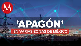 Apagón de luz en México se va la energía en diversas partes del país [upl. by Nirb]