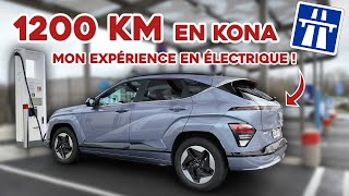 Hyundai Kona lélectrique sur long trajet GALÈRE ou PAS [upl. by Bernardo]