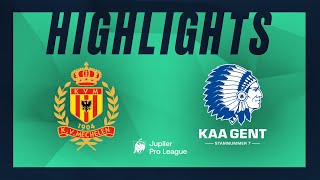 KV Mechelen  KAA Gent hoogtepunten [upl. by Meeharbi]