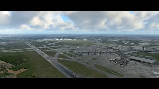 XPlane 12  Livetraffic EHAM timelapse [upl. by Nylek]