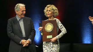 Festival Lumière Lione celebra la carriera di Jane Fonda [upl. by Natan]