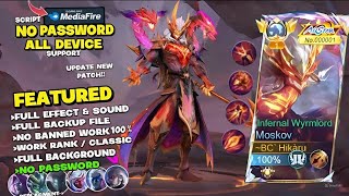 NEW Script Skin Moskov All Star No Password  Effect amp Voice  New Patch Mobile Legends [upl. by Quiteris]