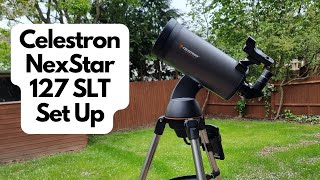 How To Set Up The Celestron Nexstar 127 SLT [upl. by Notyrb]