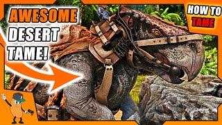 HOW TO TAME A MORELLATOPS  BEST FOR SURVIVING THE DESERT  ARK How To Tame Series [upl. by Pevzner]