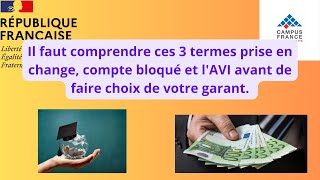 Campus francevous devrez connaître sur la différence entre prise en change lAVI et compte bloqué [upl. by Dasha]