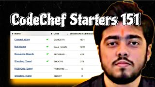 CODECHEF STARTERS 151 [upl. by Dari242]