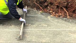 How to Install Belgard Pavers Step 6  Screening amp Bedding Sand for Pavers [upl. by Vod397]