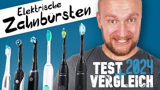 Elektrische Zahnbürsten Test 2024 ► Rotations amp Schallzahnbürsten im Test ✅ OralB vs Philips [upl. by Nesnaj]