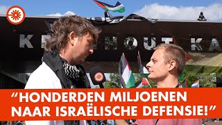 Palestina activisten BEKLIMMEN hoofdkwartier Koninklijke Landmacht [upl. by Rimidalb489]