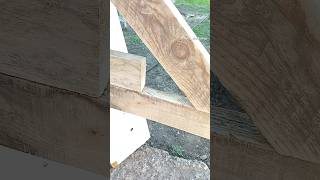 Amazyng woodworking skills Easy way to make a perfect angle shorts tips howto [upl. by Nnyloj]