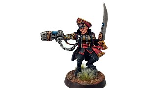 How I Paint Things  Commissars Making Black Interesting [upl. by Eseuqram]