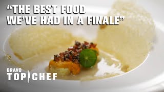 Judges Call Chefs Dish quotBEST FOOD Weve Had in a Finalequot  Top Chef Colorado [upl. by Sarine]