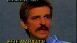 Rare Pistol Pete Maravich obituary [upl. by Ailliw]