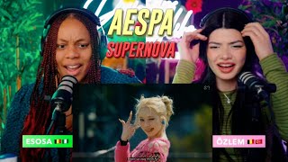 aespa 에스파 Supernova MV and Armageddon CD PLAYER Highlight Medley reaction [upl. by Haseefan928]