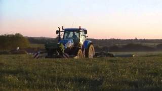 New Holland T7260 Mowing Silage 2013 CoCork [upl. by Aliet332]