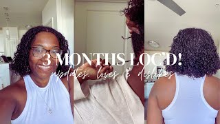 3 Months With Microlocs Update  I hate my curly ends [upl. by Narine]