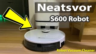 Neatsvor S600 Robot Vacuum 6000pa  Automatic Dust Sweeper [upl. by Spark126]