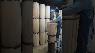 The process of making oak barrels Japanese Great Barrel Craftsmen [upl. by Enneirb]