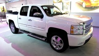 2013 Chevrolet Silverado LTZ Crew Cab 4WD  Exterior Interior Walkaround  2013 Toronto Auto Show [upl. by Akirahc536]