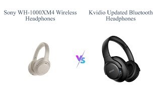 Sony WH1000XM4 vs KVIDIO Wireless Headphones 🎧 Comparison [upl. by Vonny251]