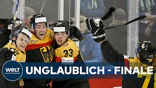 EISHOCKEY Deutsches Team sensationell im WMFinale [upl. by Ymmik471]