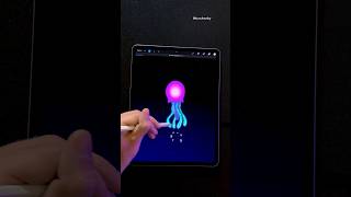 New Jellyfish Animation in Procreate 🪼😳 procreate animation [upl. by Schonfield]