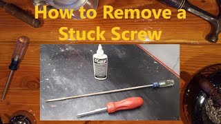 How to Remove a Stuck Screw [upl. by Yensehc]