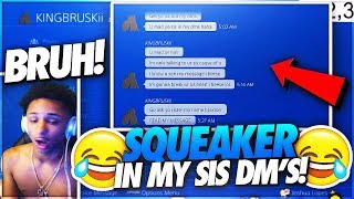 THIS SQUEAKER SAID HES IN MY SIS DMS  TRASH TALKING SQEAKER EXPOSED NBA 2K17  HES HILARIOUS [upl. by Abebi86]