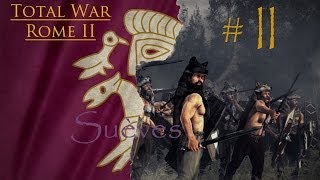 Lets Play Total War Rome 2 Fr Suèves 2 La Tribu est en Marche [upl. by Ahsenik282]