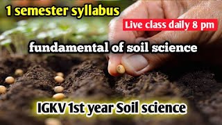 Igkv  BSc Ag  Fundamental of Agronomy fundamental of Agronomy  AGRO 111 [upl. by Esorylime]