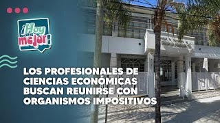 Los profesionales de ciencias económicas buscan reunirse con organismos impositivos [upl. by Nnyleimaj]