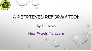 A Retrieved Reformation  Vocabulary [upl. by Akihsar]