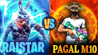 ꧁▪ᏒคᎥຮᴛαʀ࿐ को ᴩᴀɢᴀʟ Ｍ10 ने किया CHALLENGE 1vs1मैं  RAISTAR VS PAGAL M10  औकात है तो जीत के दिखा🔥 [upl. by Erodisi]