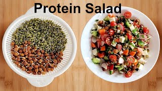 High Protein Salad  How to Grow Sprout  Weight Loss Recipe [upl. by Eugenia]