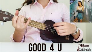 Olivia Rodrigo  good 4 u EASY Ukulele Tutorial [upl. by Lehte782]