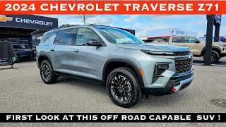 2024 Chevrolet Traverse Z71 25L Turbo  First Look at the All New Off Road Tuned Traverse SUV [upl. by Anselma90]